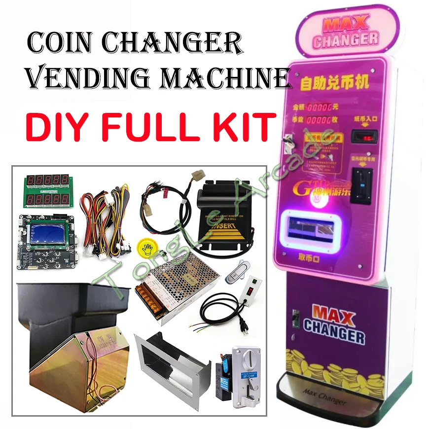 Arcade Card Vending Machine - Zestaw DIY do konwersji monet, akceptor