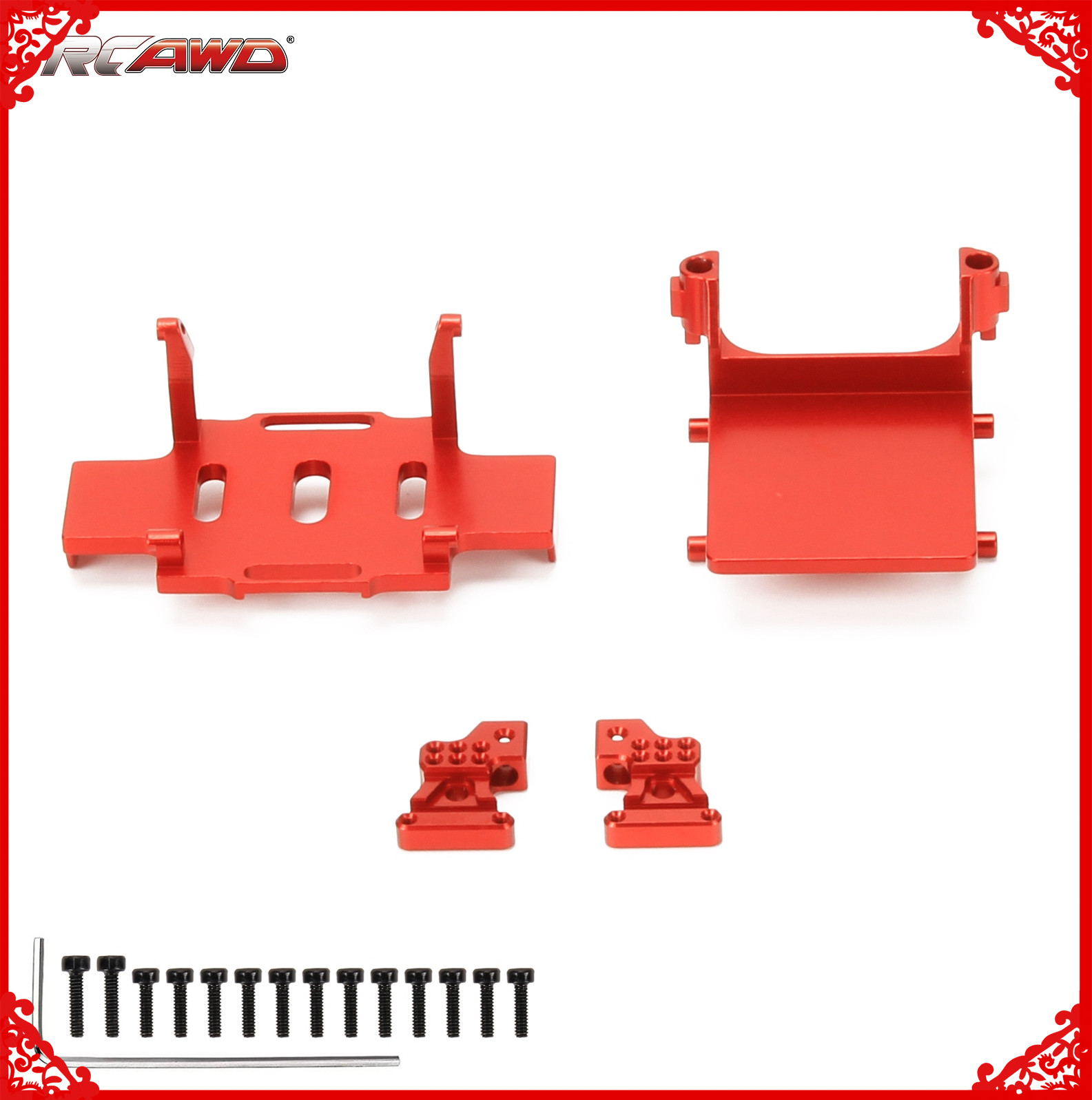 Racing Arcade Cabinet - Aluminiowa tacka akumulatora ESC tylna wieża