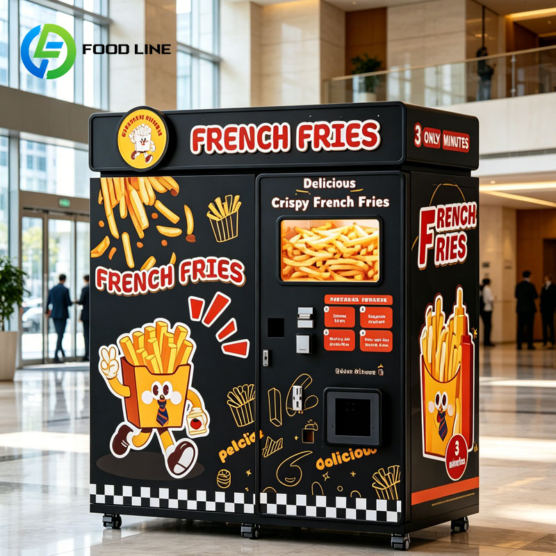 Popcorn Vending Machine - W pełni automatyczny automat do frytek,