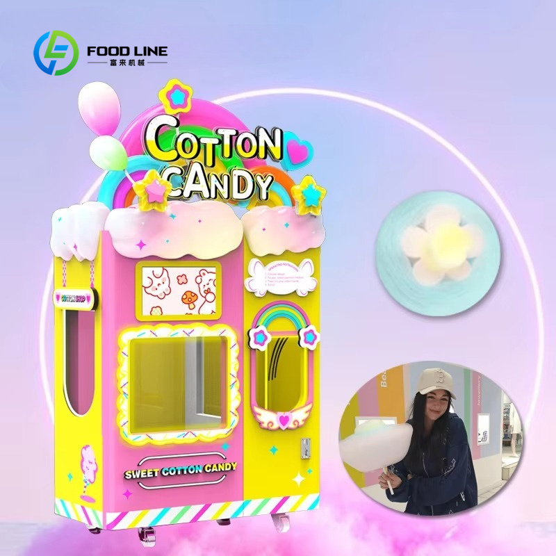 Candy Vending Machine - Spersonalizowany automat do sprzedaży waty cukrowej