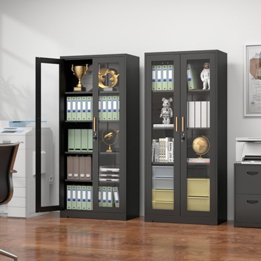 71 Metalowa szklana witryna ek – Glass Cabinet Display recenzja i cena