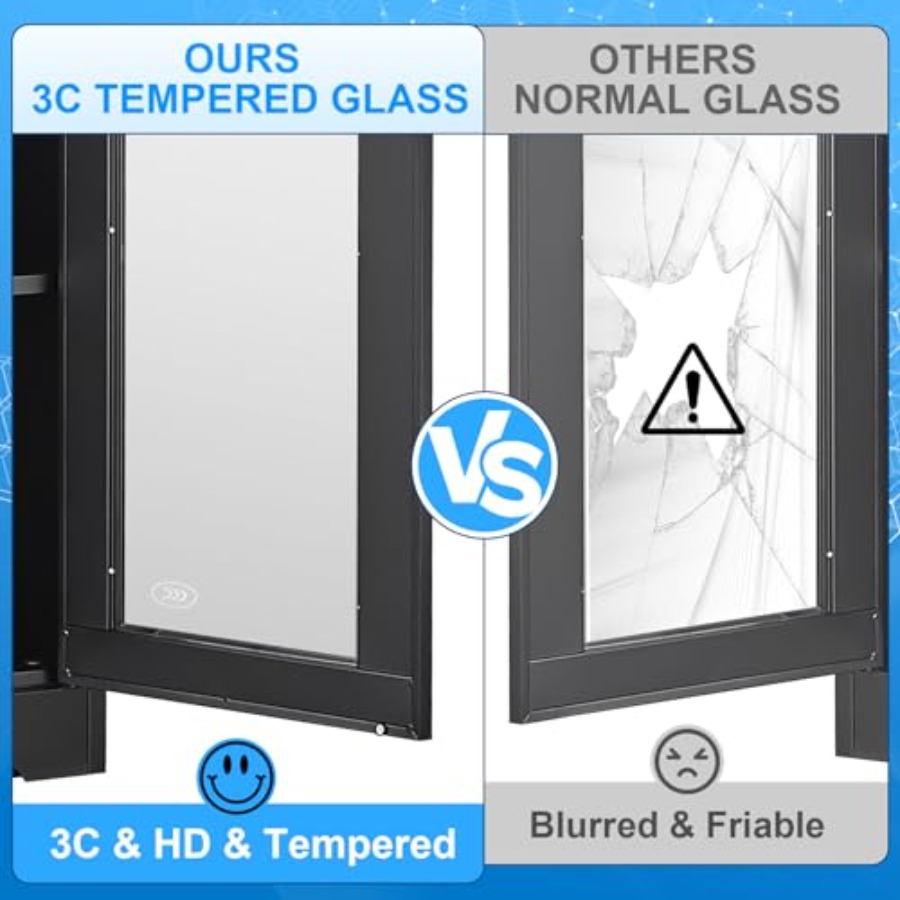 71 Metalowa szklana witryna ek – Glass Cabinet Display recenzja i cena