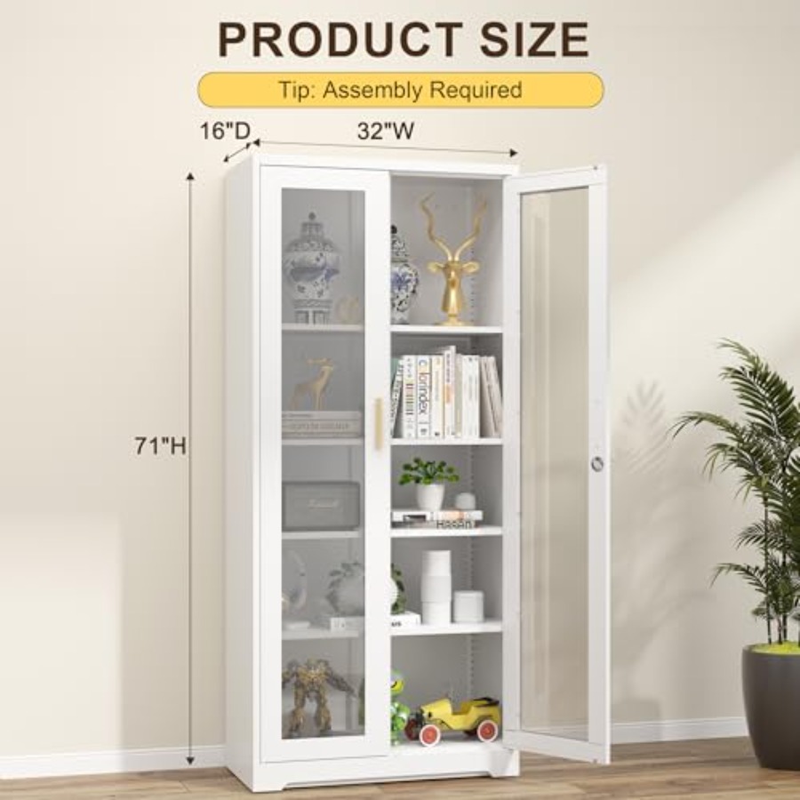 Domowa witryna na kolekcje z s – Glass Cabinet Display recenzja i cena
