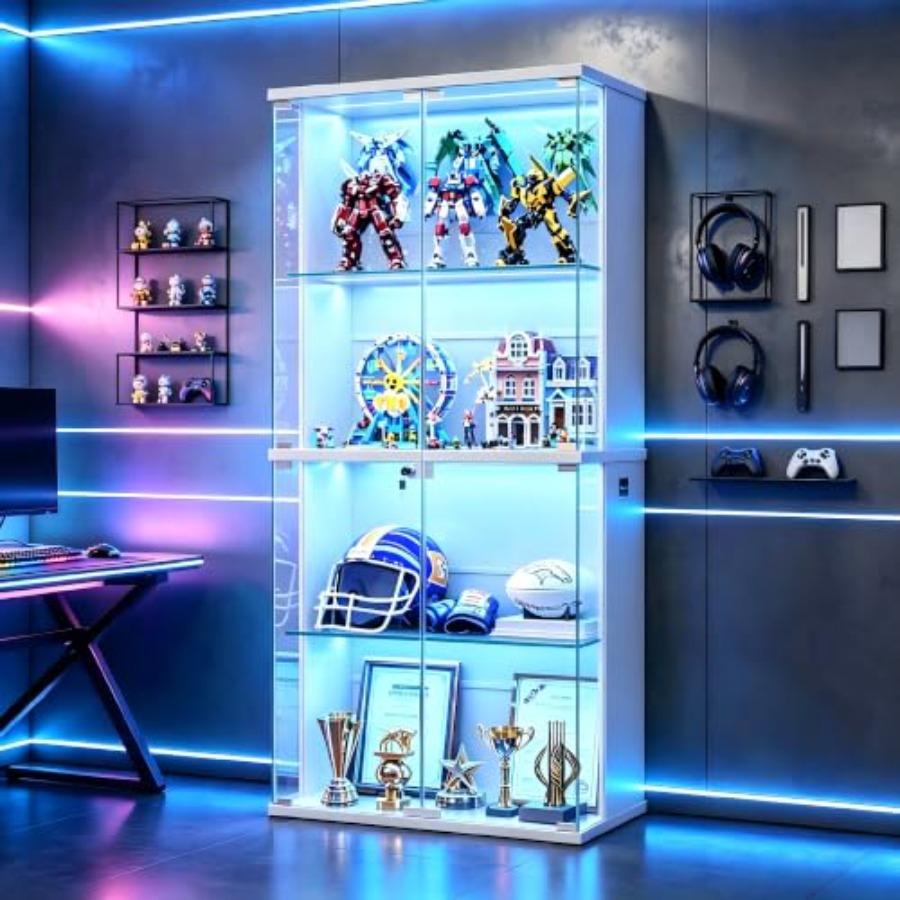 66-calowa szklana witryna na k – Glass Cabinet Display recenzja i cena