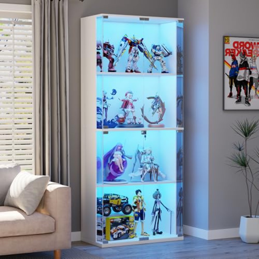 66-calowa szklana witryna na k – Glass Cabinet Display recenzja i cena