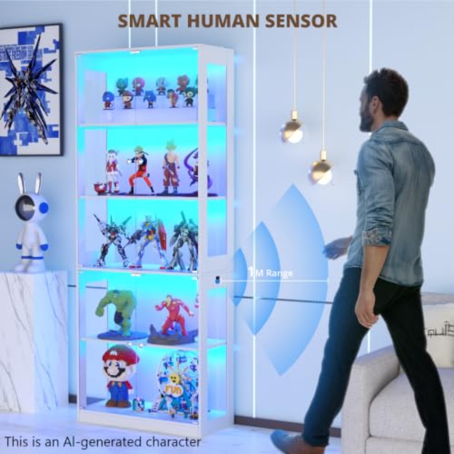 Szafka ekspozycyjna 80'' z szk – Glass Cabinet Display recenzja i cena