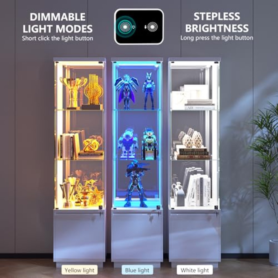 Narożna szafka ekspozycyjna do – Glass Cabinet Display recenzja i cena