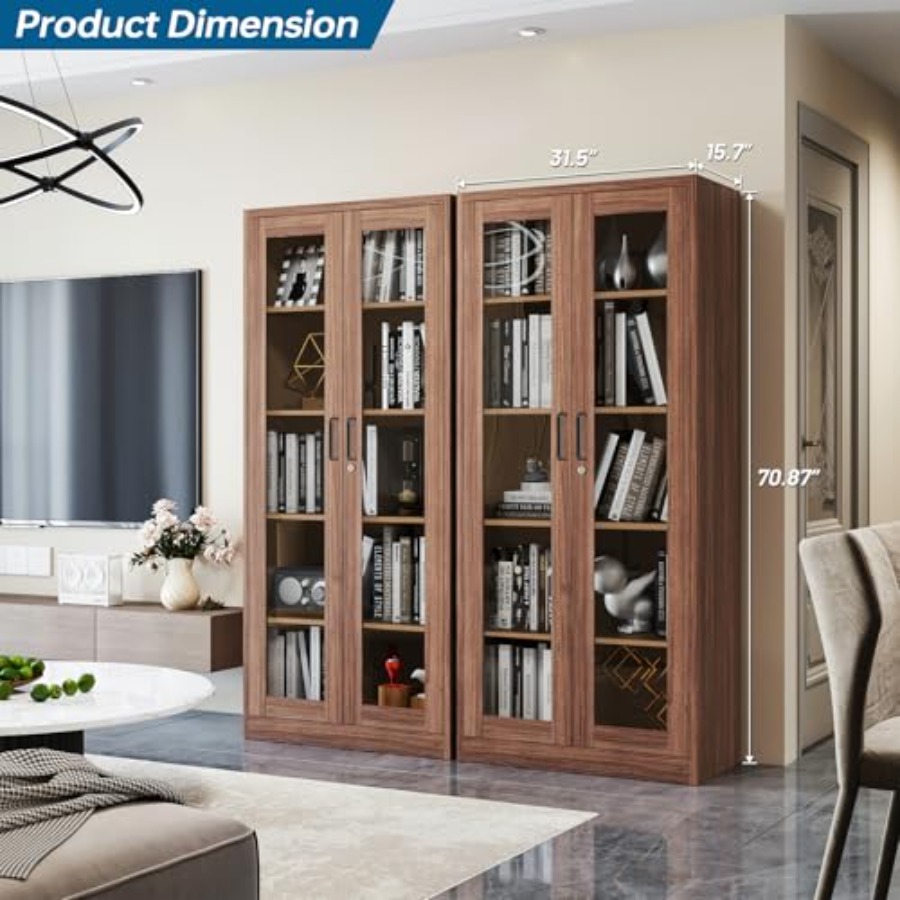 Witryna z szklanymi drzwiczkam – Glass Cabinet Display recenzja i cena