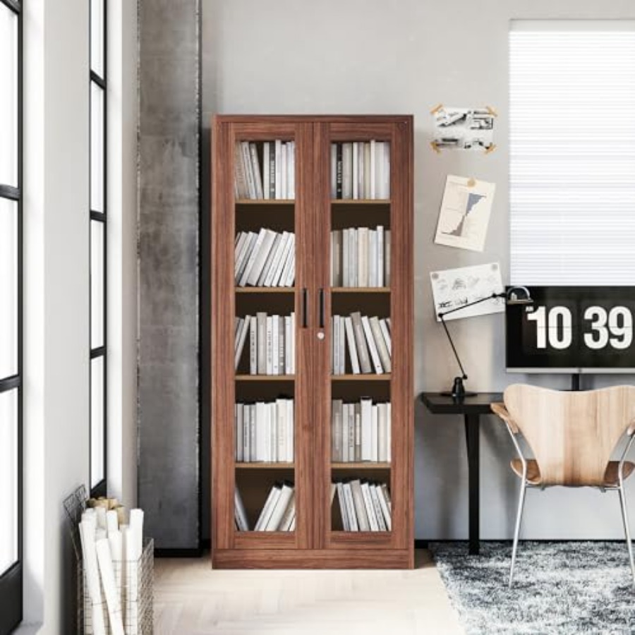 Witryna z szklanymi drzwiczkam – Glass Cabinet Display recenzja i cena