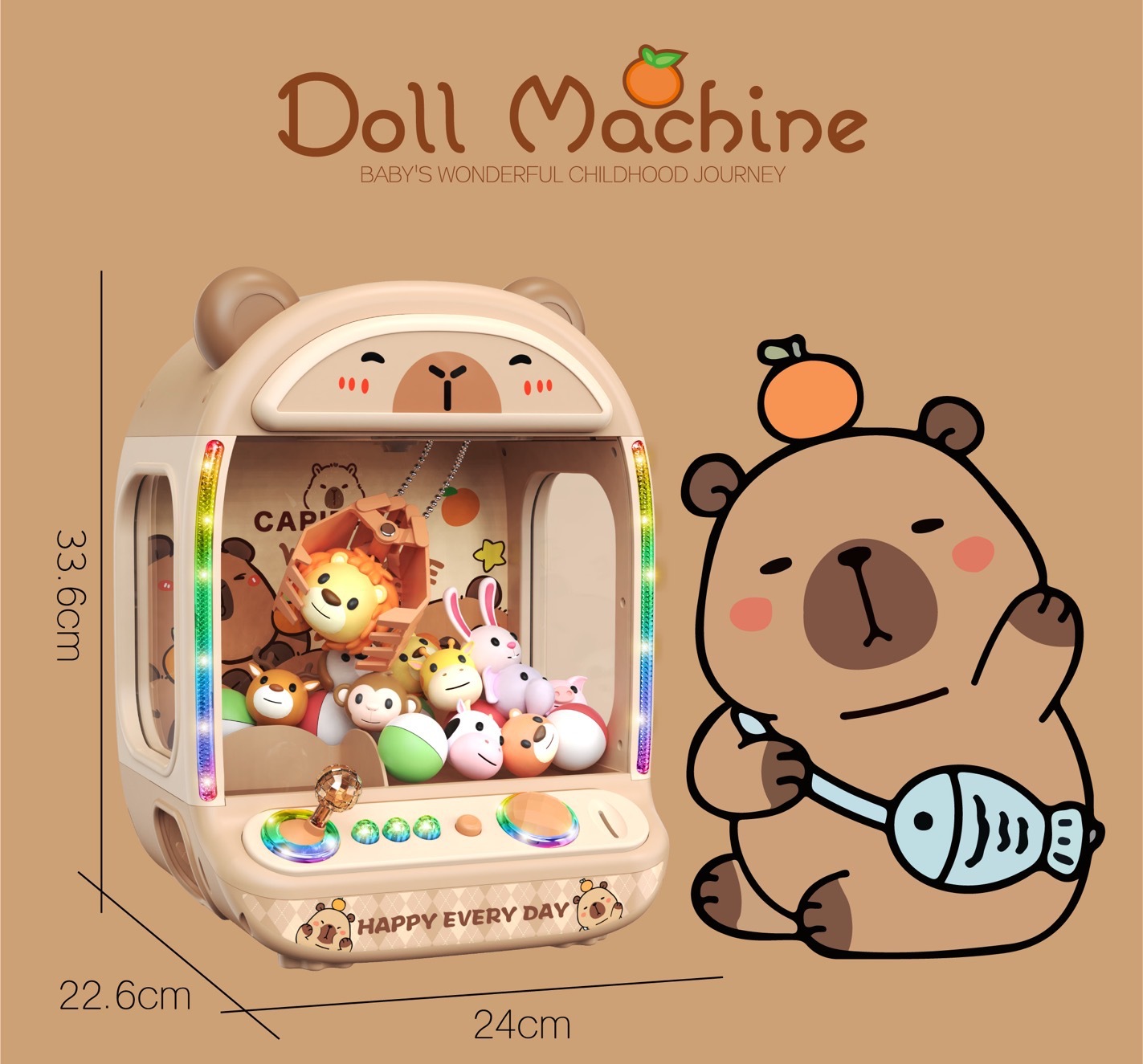 Automat do zabaw dla dzieci na – Claw Crane Machine recenzja i cena