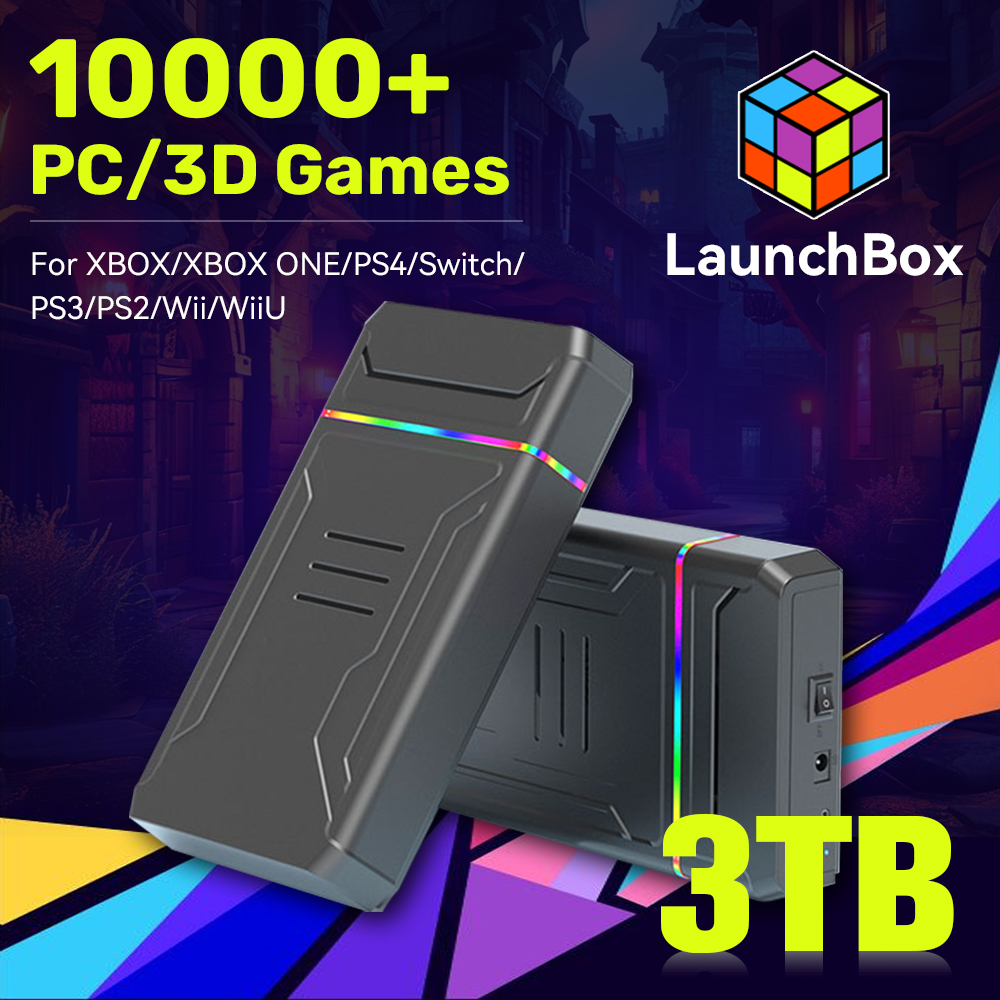 JMachen Launchbox 3TB konsola  – Arcade X recenzja i cena