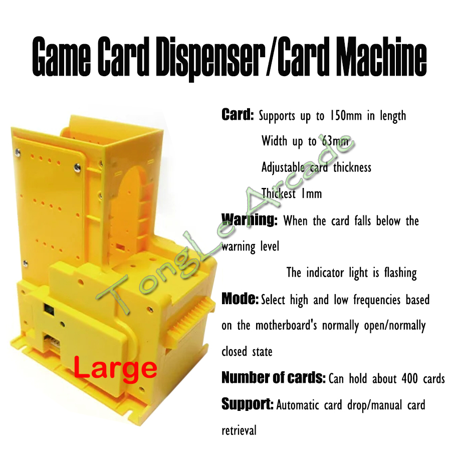 Automat do kart zasilany monet – Arcade Card Vending Machine recenzja i cena