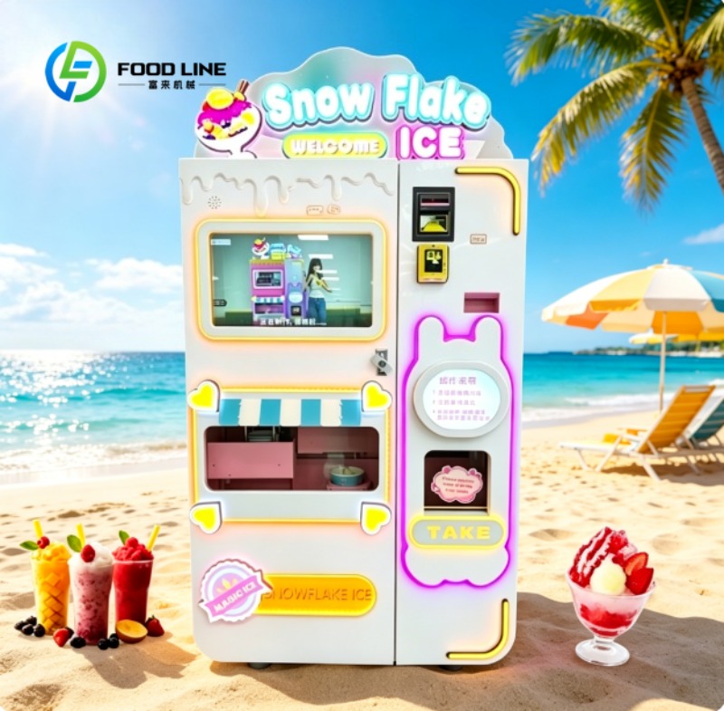 Automat do smoothie, maszyna d – Slushie Machine Vending recenzja i cena