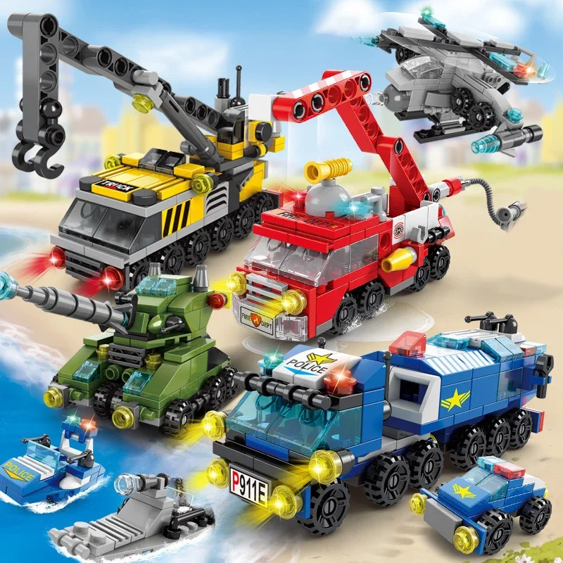 Klocki konstrukcyjne City Fire – Claw Crane Machine recenzja i cena